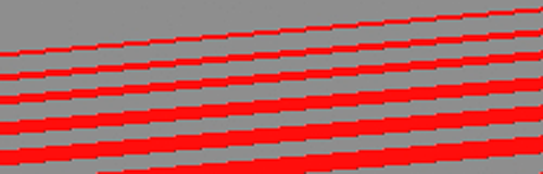 Comparison of the quality of the part A (First encoding/decoding operation 4:2:2 to double its size)