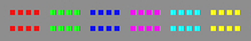 Comparison of the quality of the part B (Second encoding/decoding operation 4:2:2 to double its size)