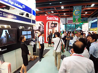 NTT Electronics booth