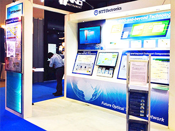 NTT Electronics Booth image