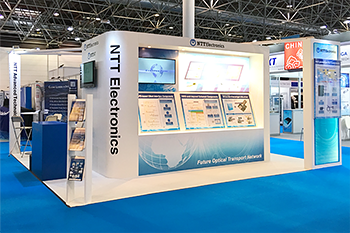 NTT Electronics Booth image