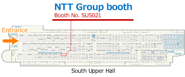 NTT Group booth